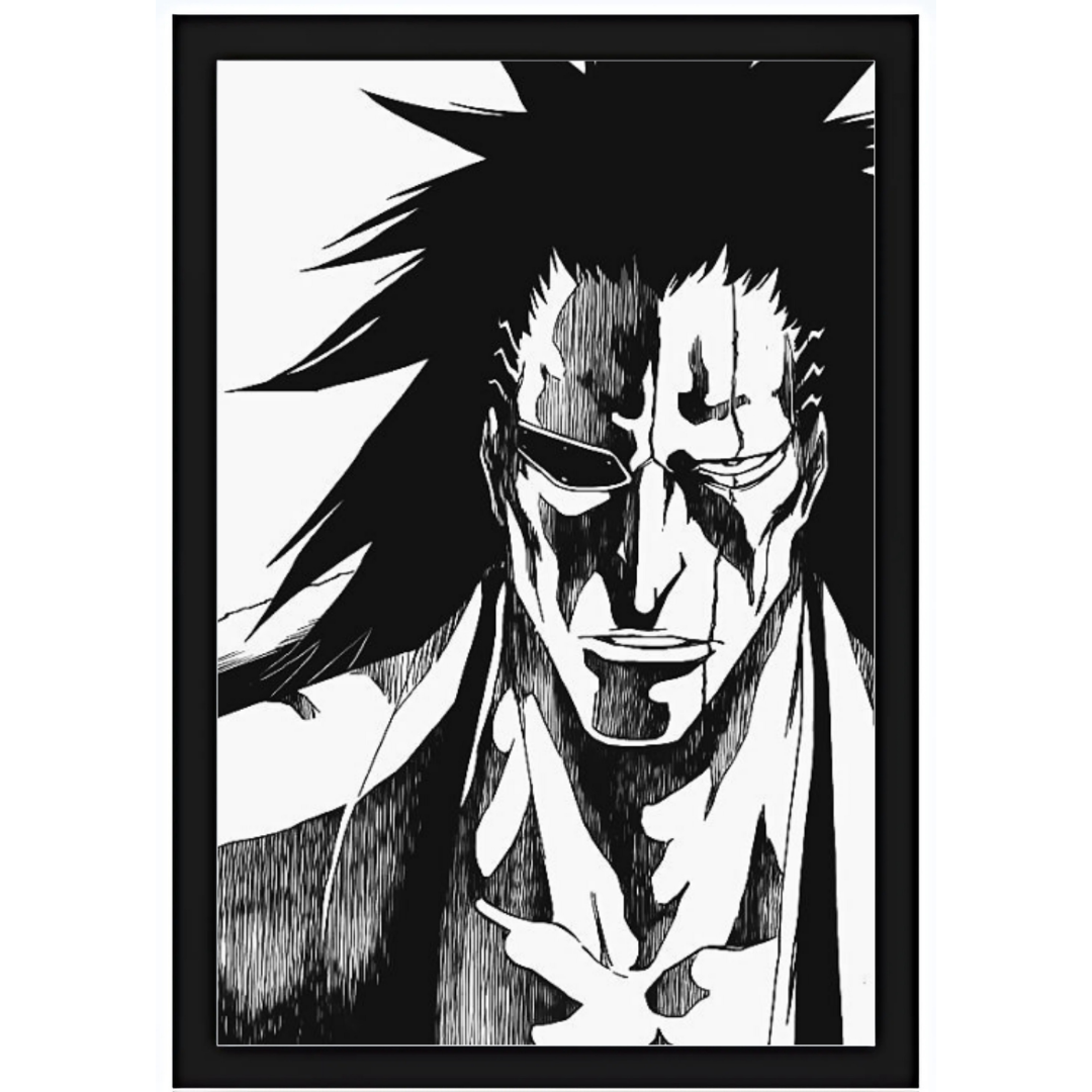 Quadro - Bleach - Zaraki Kenpachi 15X20cm