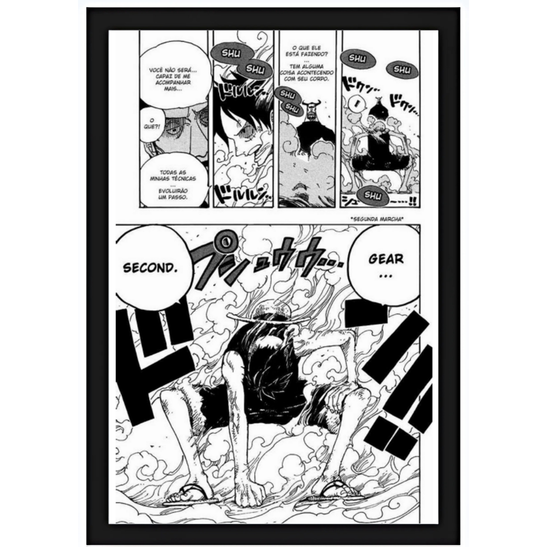 Quadro - One Piece - Gear Second 15X20cm