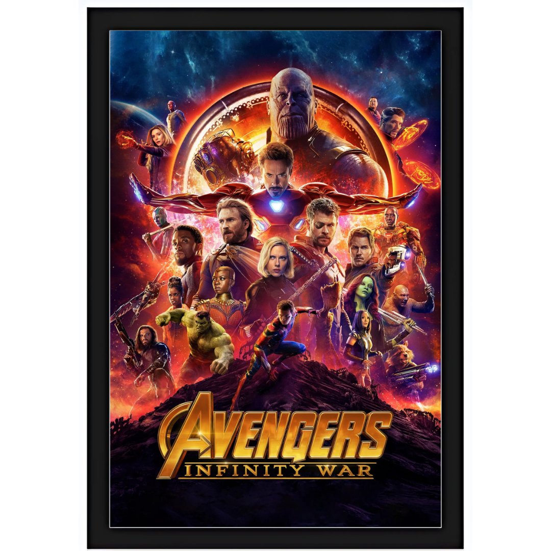 Quadro - Vingadores - Guerras Infinitas 15X20cm
