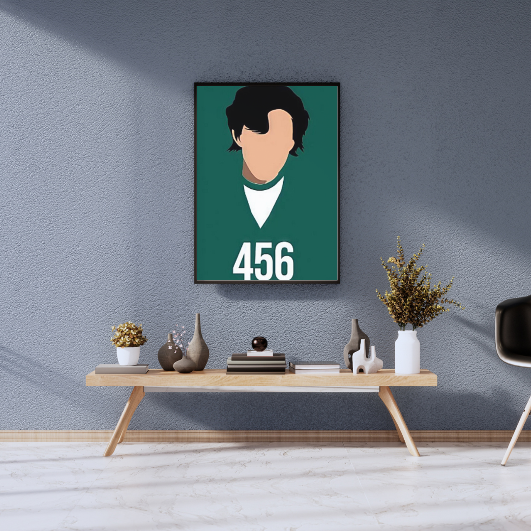 Quadro Round Six Jogador 456