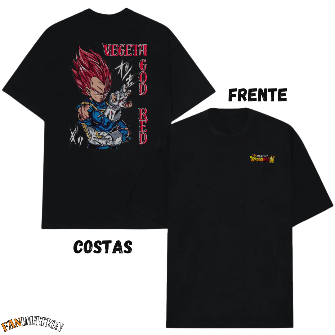 Dragon Ball - Oversized Vegeta God Red
