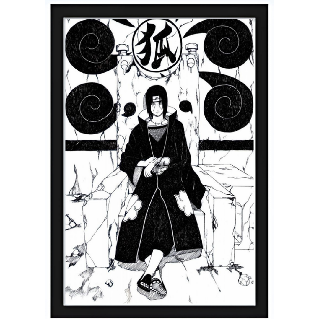 Quadro Uchiha Itachi 15X20cm