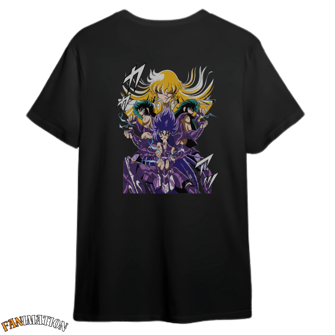 Cavaleiros dos Zodíaco - Camiseta Premium Exclamação de Atena