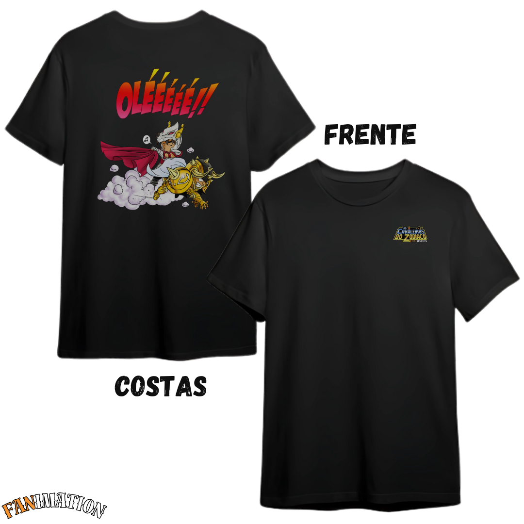 Cavaleiros dos Zodíaco - Camiseta Premium Seya e Aldebaran