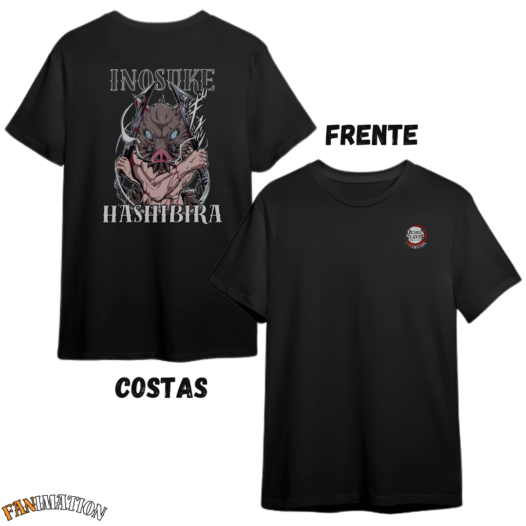 Demon Slayer - Camiseta Premium Inosuke Hashibira