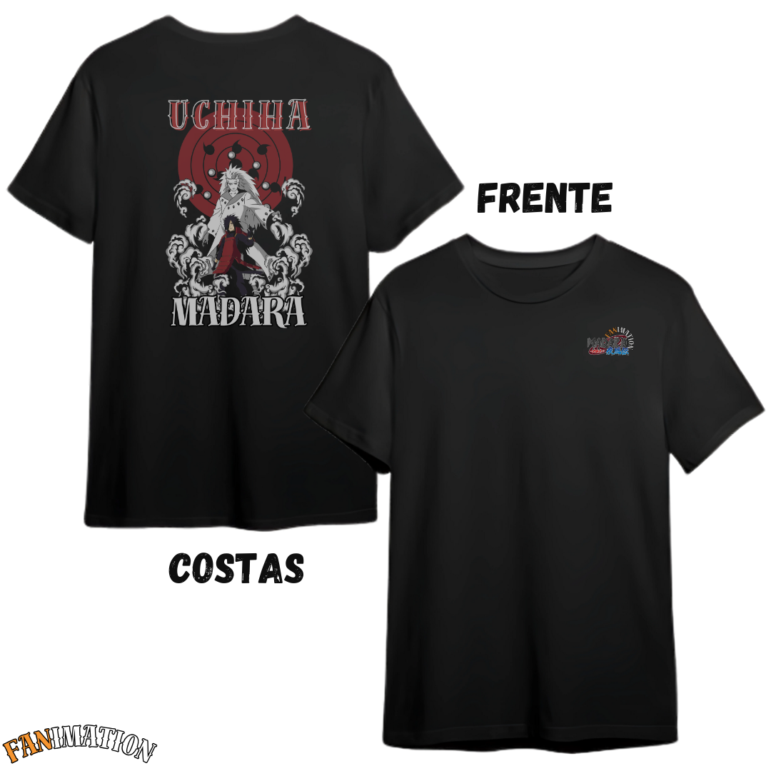 Naruto - Camiseta Premium Uchiha Madara