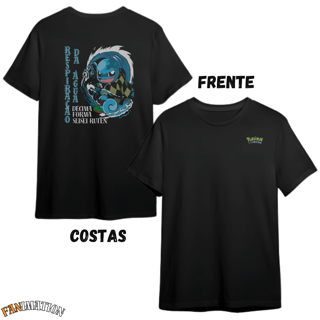 Pokémon - Camiseta Premium Squirtle