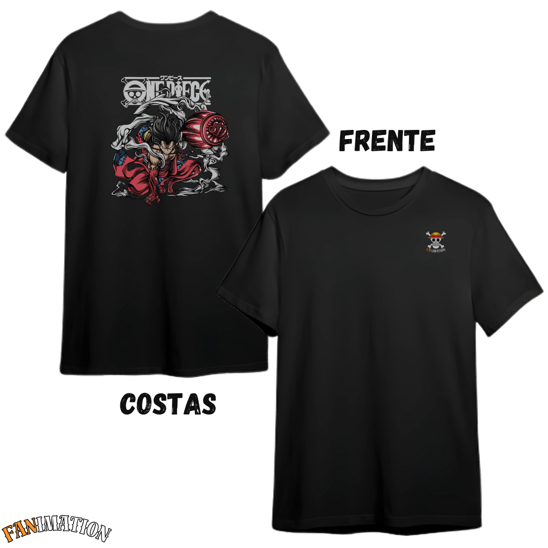 One Piece - Camiseta Premium Luffy Gear Four Sneakman