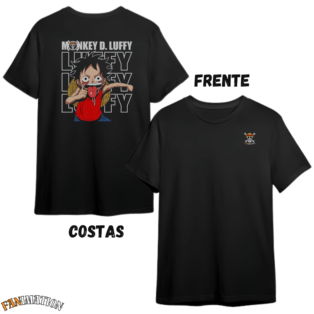 One Piece - Camiseta Premium Mini Luffy