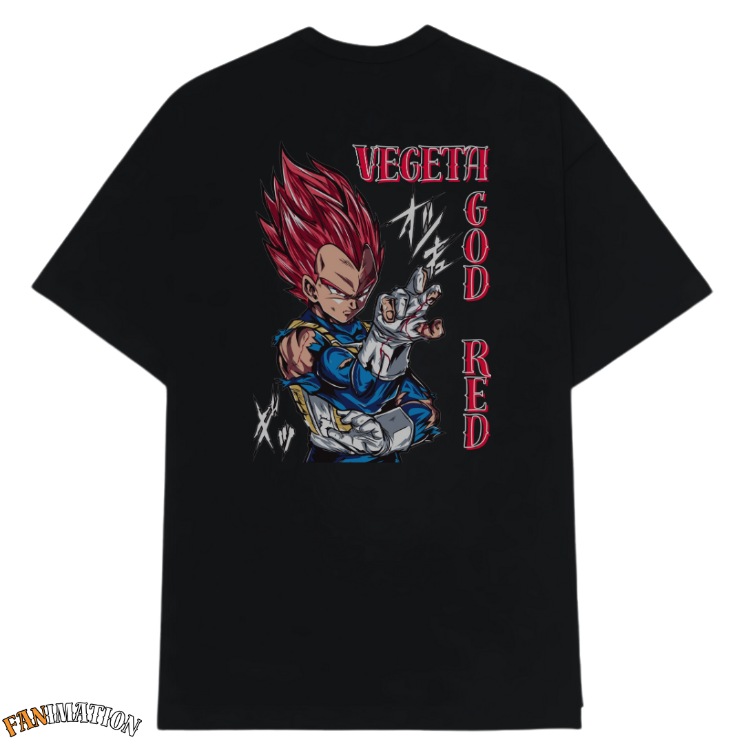 Dragon Ball - Oversized Vegeta God Red