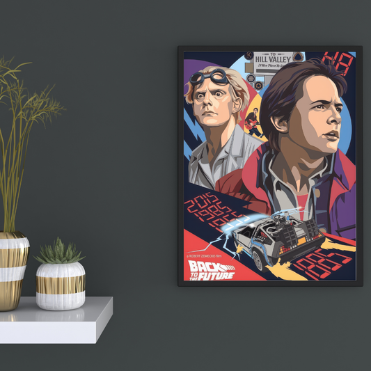 Quadro De Volta para o Futuro
