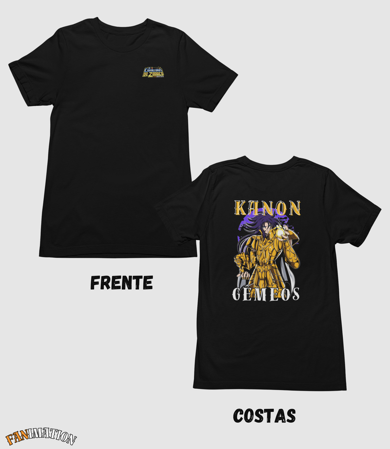 Cavaleiros dos Zodíaco - Camiseta Premium Kanon de Gêmeos