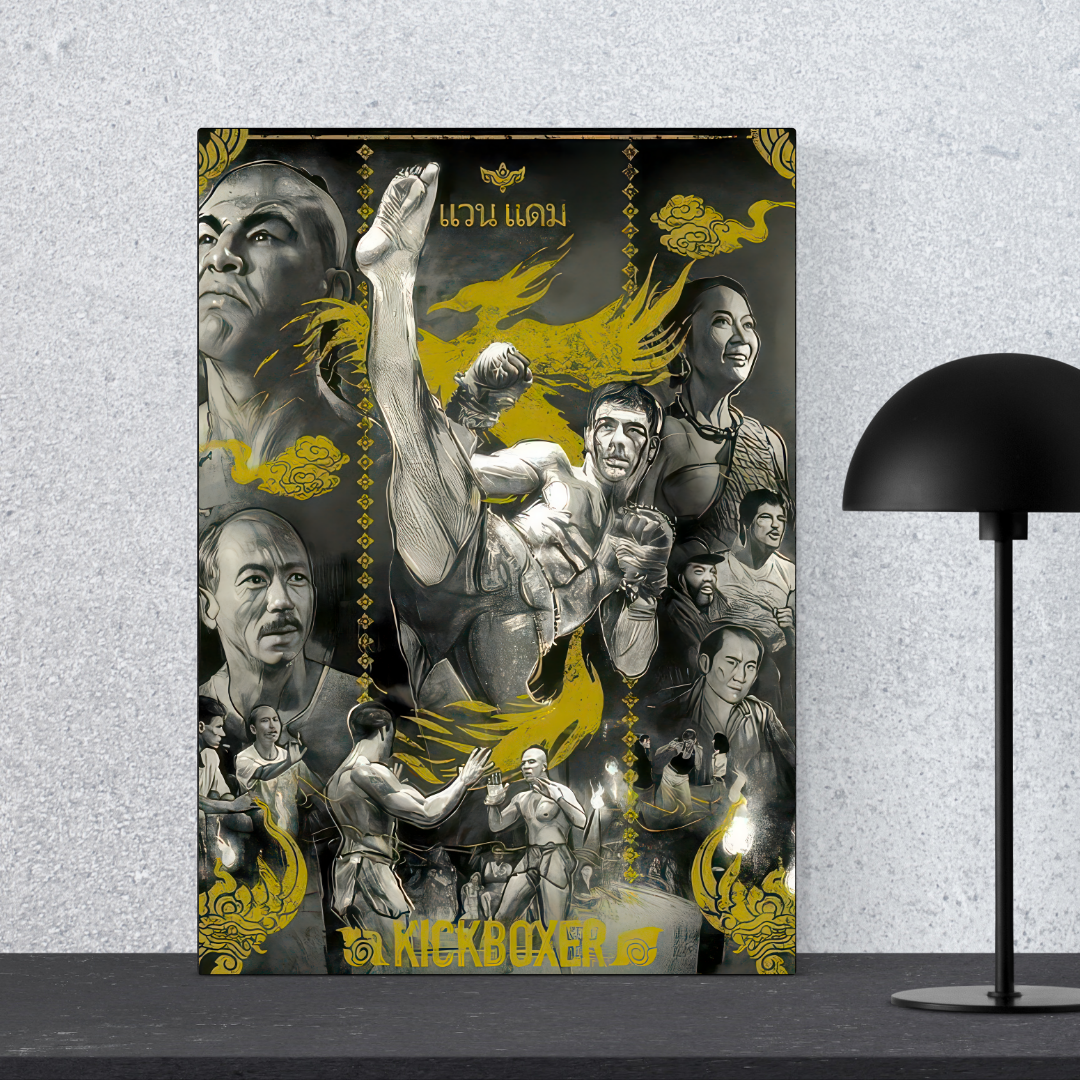 Placa Decorativa - Kickboxer O Desafio do Dragão