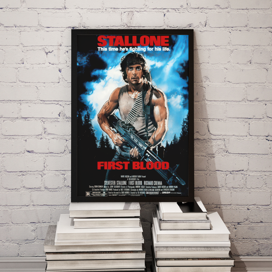 Quadro Rambo - Programado Para Matar