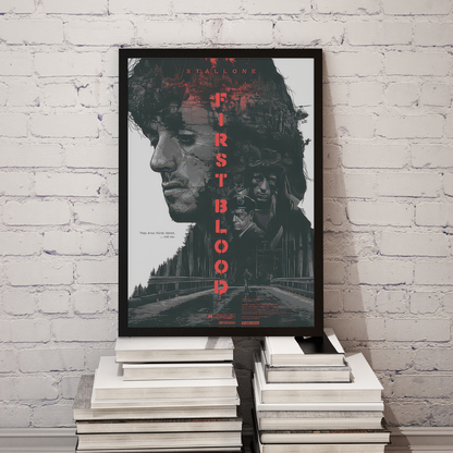 Quadro - Rambo Programado para Matar