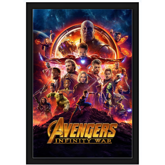 Quadro - Vingadores - Guerras Infinitas 15X20cm
