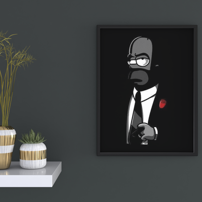 Quadro Simpsons - O Poderoso Homer