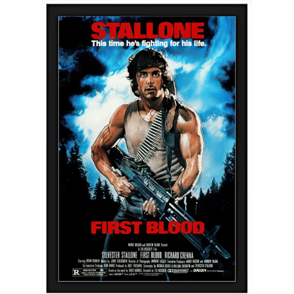 Quadro Rambo - Programado Para Matar