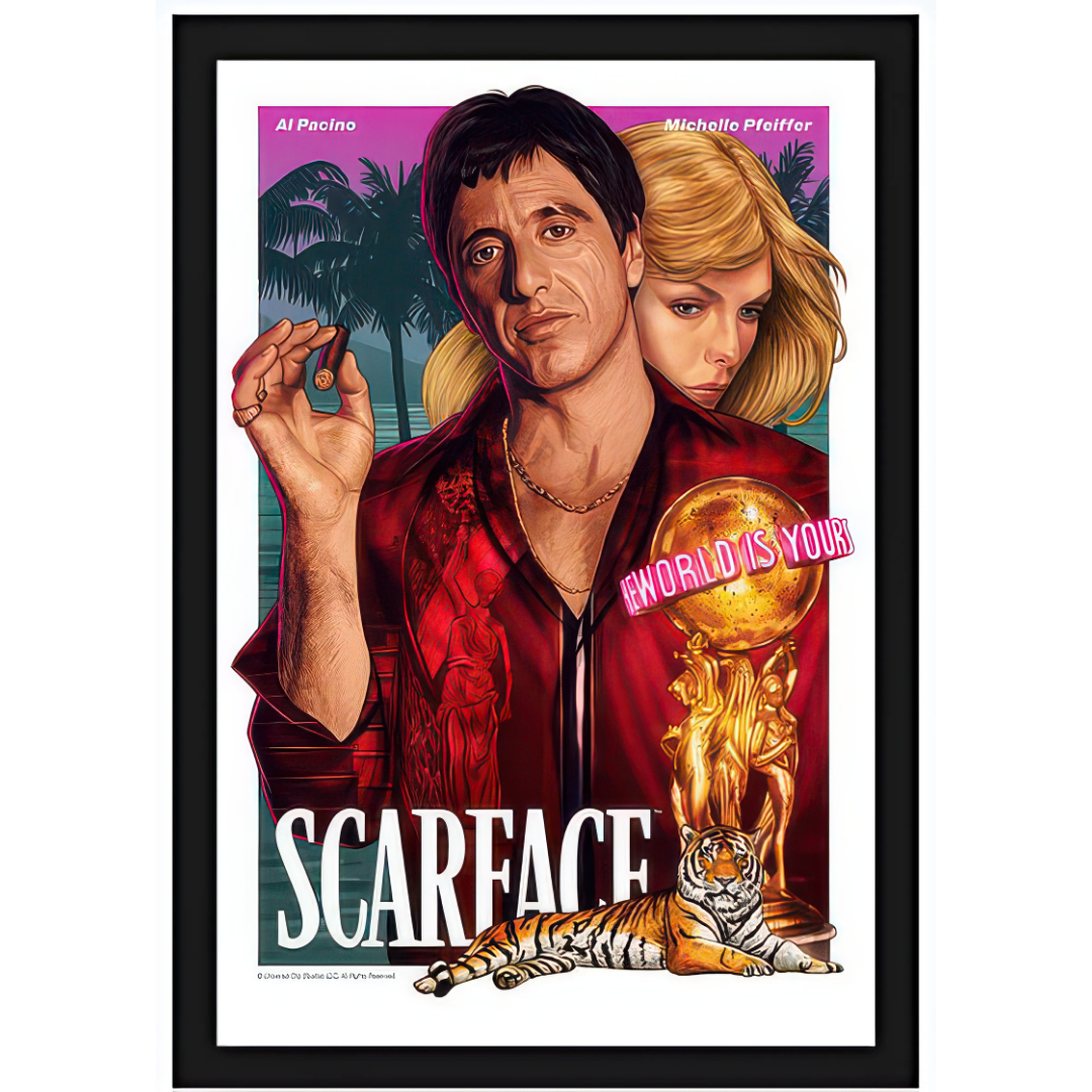 Quadro Scarface 15X20cm