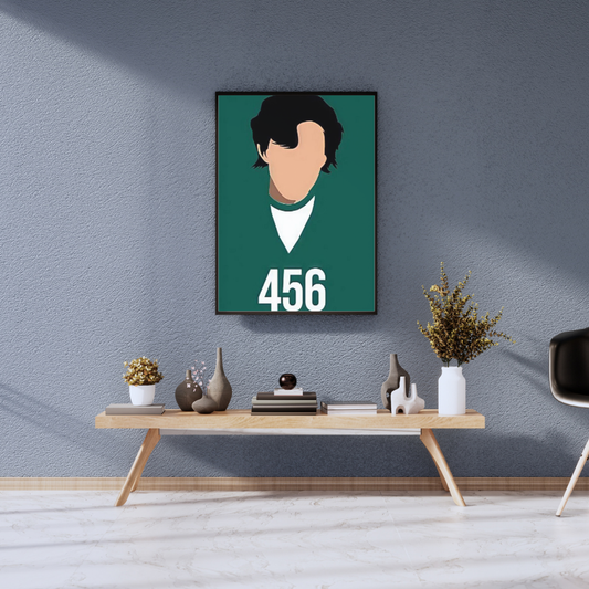 Quadro Round Six Jogador 456