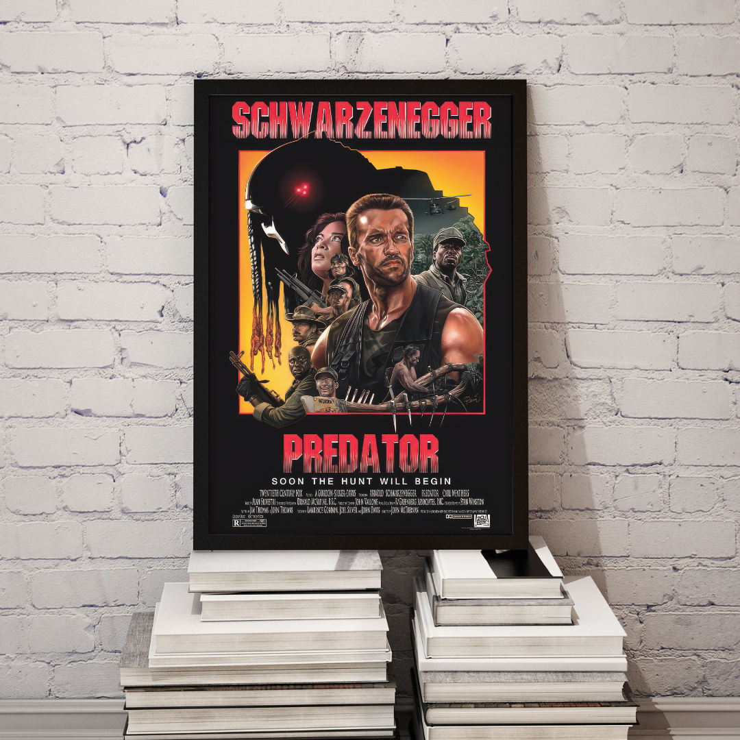Quadro - Schwarzenegger em O Predador