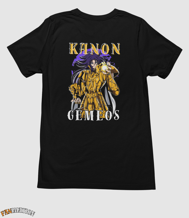 Cavaleiros dos Zodíaco - Camiseta Premium Kanon de Gêmeos