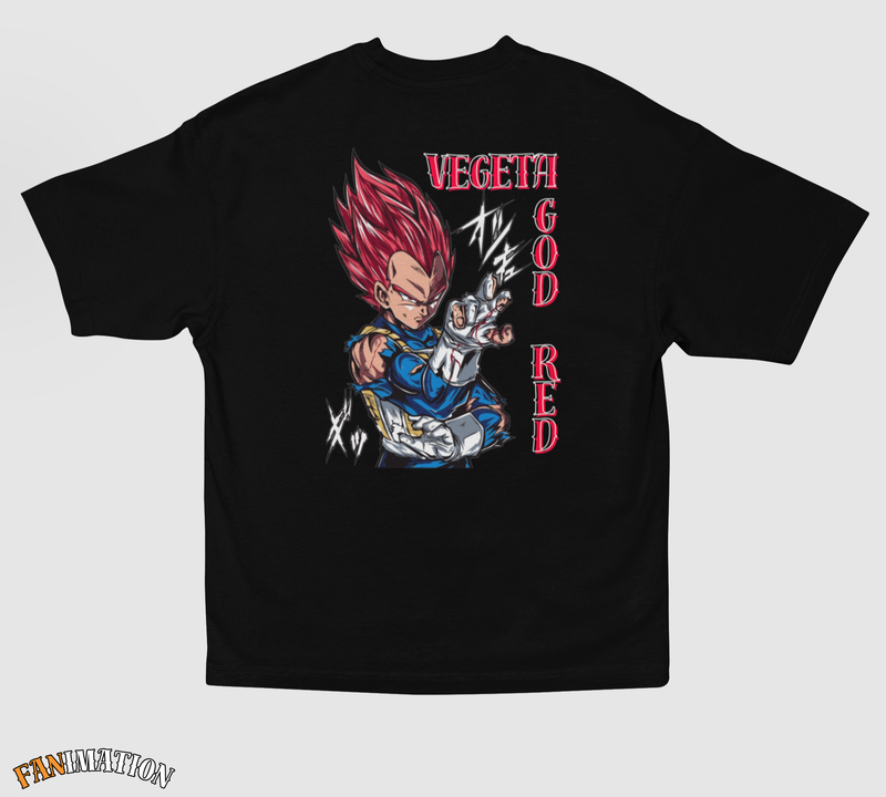 Dragon Ball - Oversized Vegeta God Red