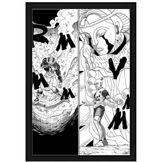 Quadro - Hunter x hunter - Meruem e Netero 15X20cm