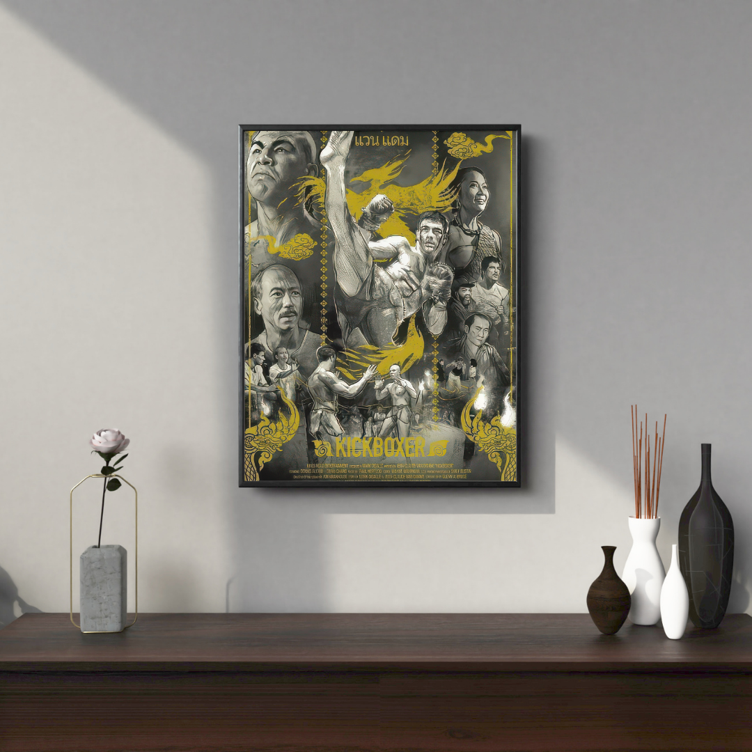 Quadro - kickboxer o Desafio do Dragão