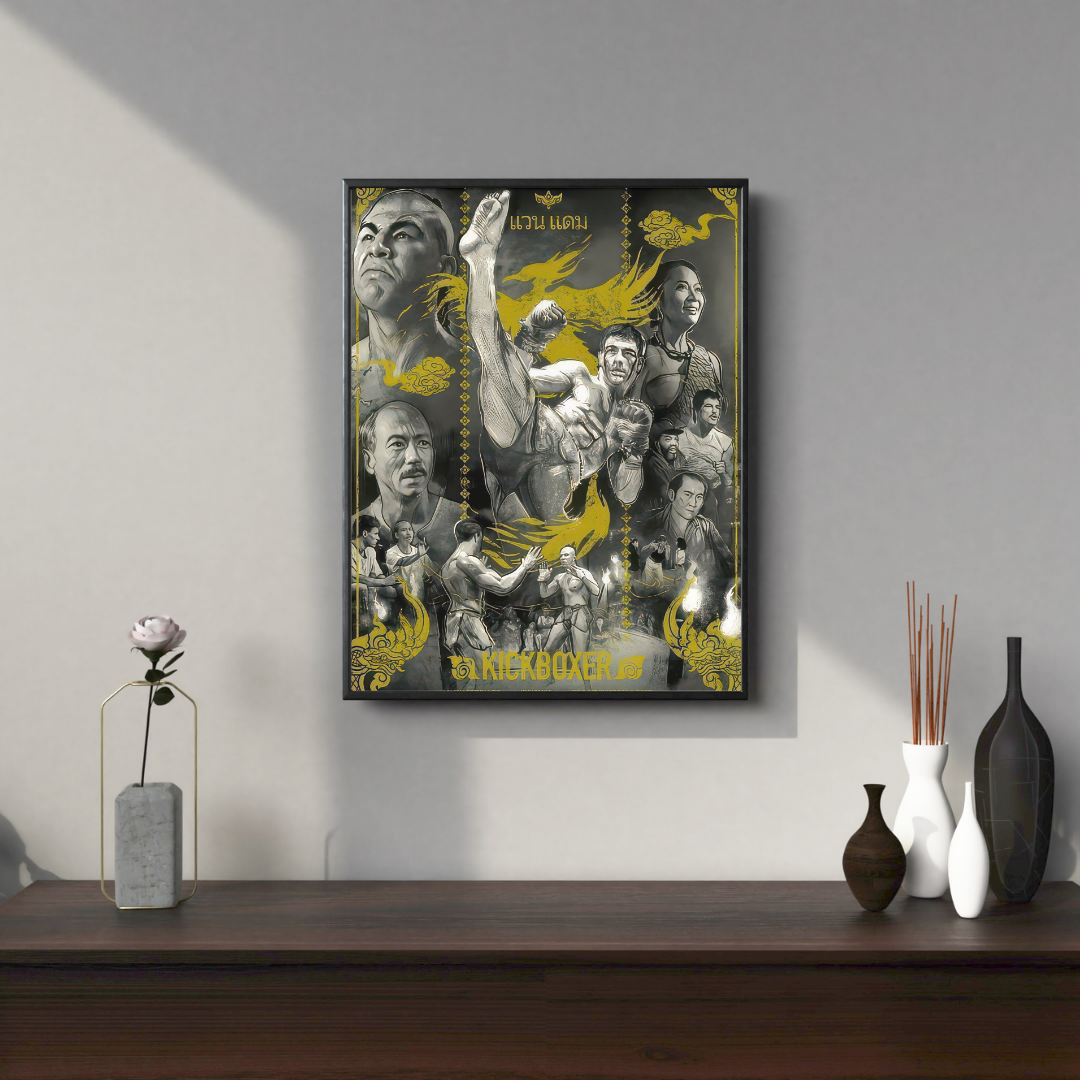 Quadro Kickboxer - O Desafio do Dragão