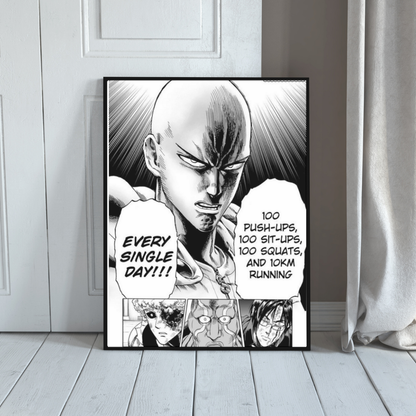 Quadro - One Punch-Man - O segredo de Saitama
