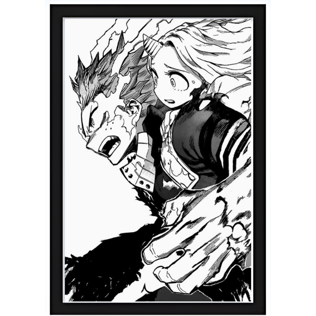 Quadro Midoriya e Eri 15X20cm