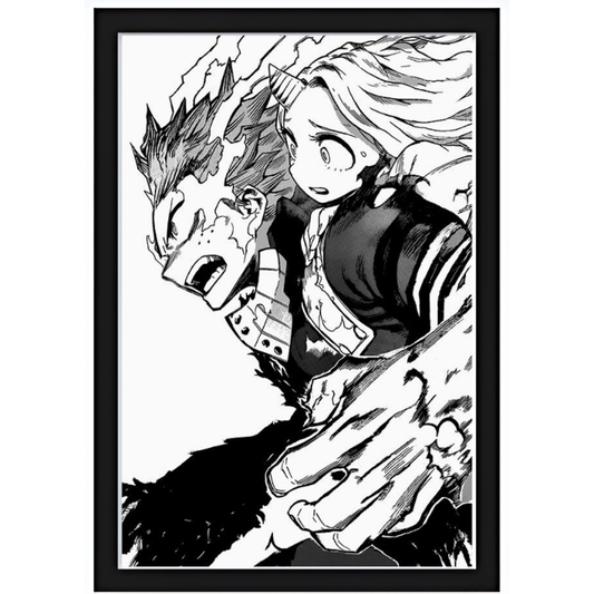 Quadro Midoriya e Eri 15X20cm