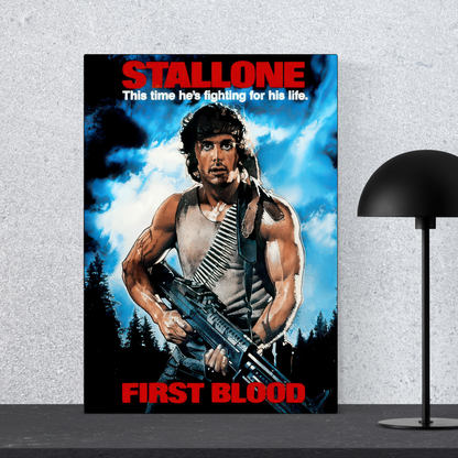 Placa Decorativa - Rambo Programado Para Matar