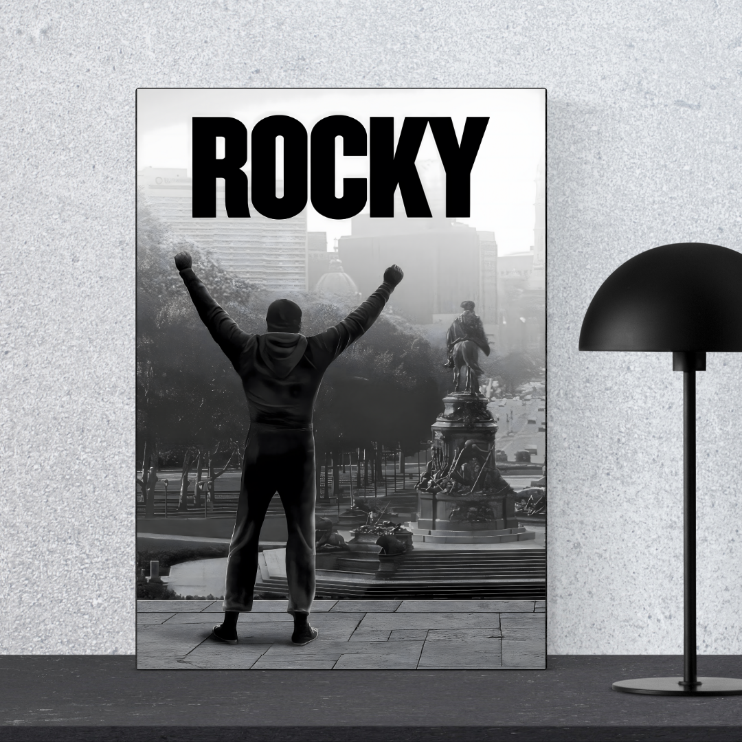 Placa Decorativa - Rocky Um Lutador
