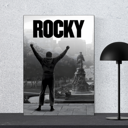 Placa Decorativa - Rocky Um Lutador