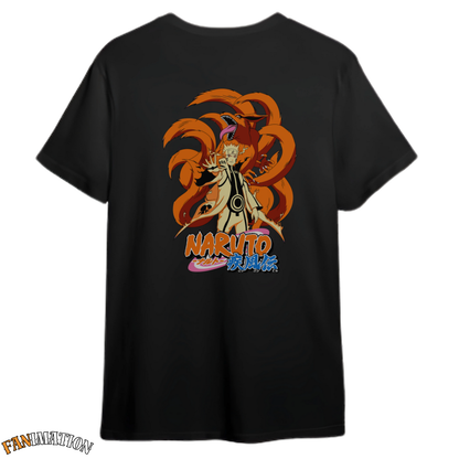 Naruto - Camiseta Premium Naruto e kyuubi