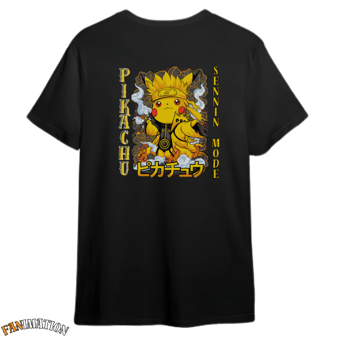 Pokémon - Camiseta Premium Pikachu Modo Sennin