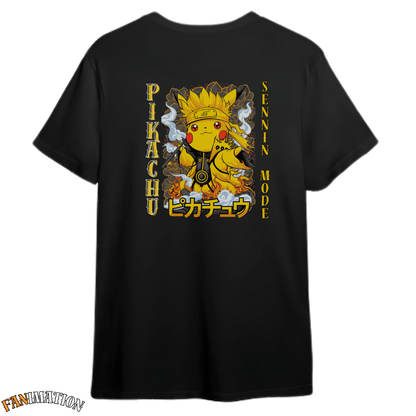 Pokémon - Camiseta Premium Pikachu Modo Sennin