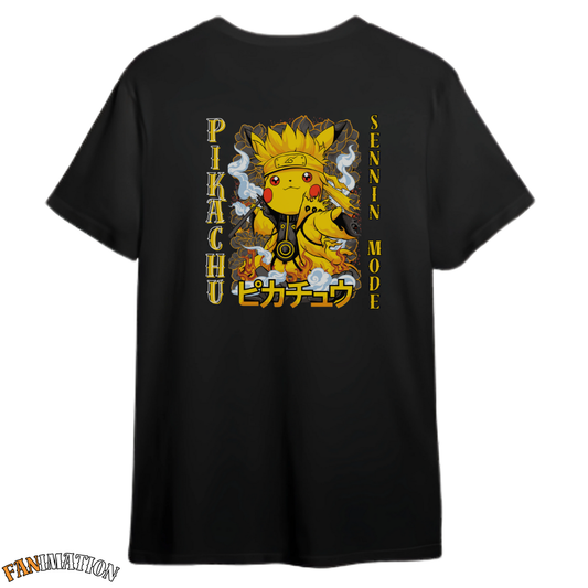 Pokémon - Camiseta Premium Pikachu Modo Sennin