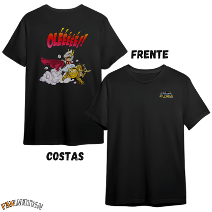 Cavaleiros dos Zodíaco - Camiseta Premium Seya e Aldebaran