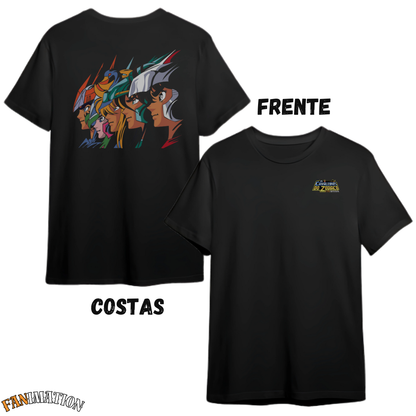 Cavaleiros dos Zodíaco - Camiseta Premium Cavaleiros de Bronze 1