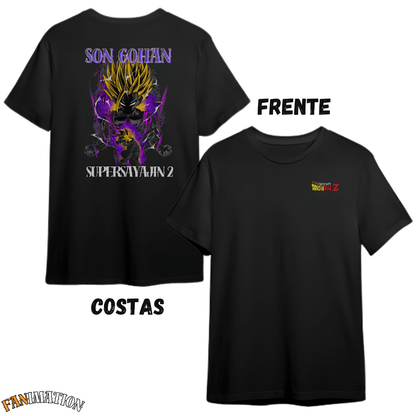 Dragon Ball - Camiseta Premium Gohan SSj2