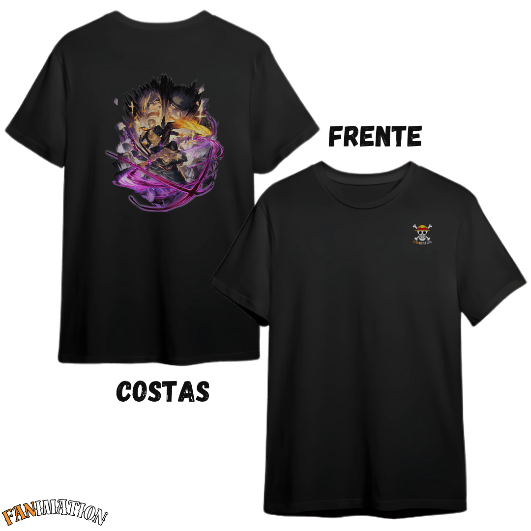 One Piece - Camiseta Premium Sanji e Zoro