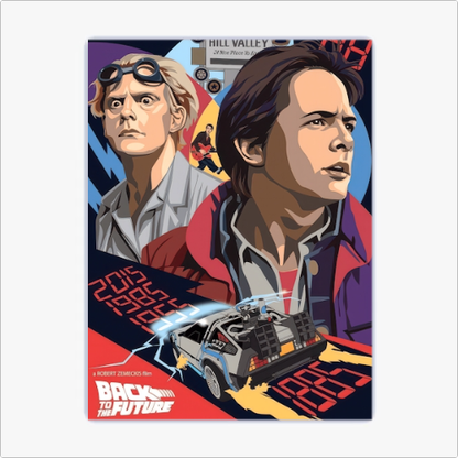 Placa Decorativa - De Volta para o Futuro
