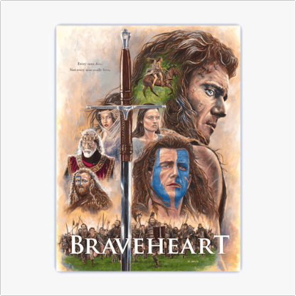 Placa Decorativa - Coração Valente