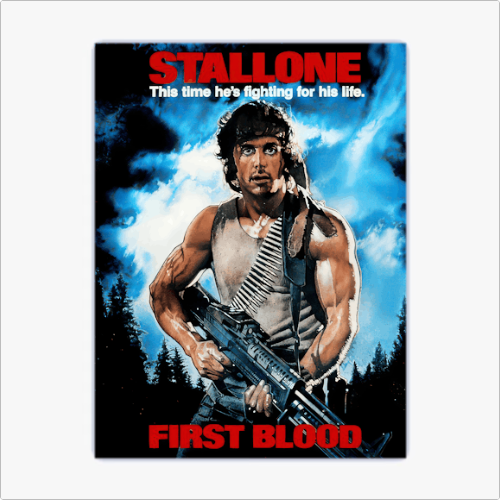 Placa Decorativa - Rambo Programado Para Matar